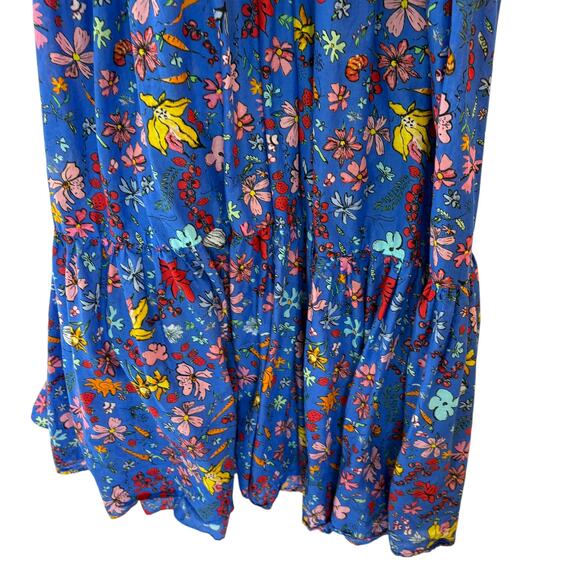 Dauphinette X J.Crew Tie-Shoulder Maxi Cover-Up Dress Small Cornucopia Floral - Picture 4 of 12